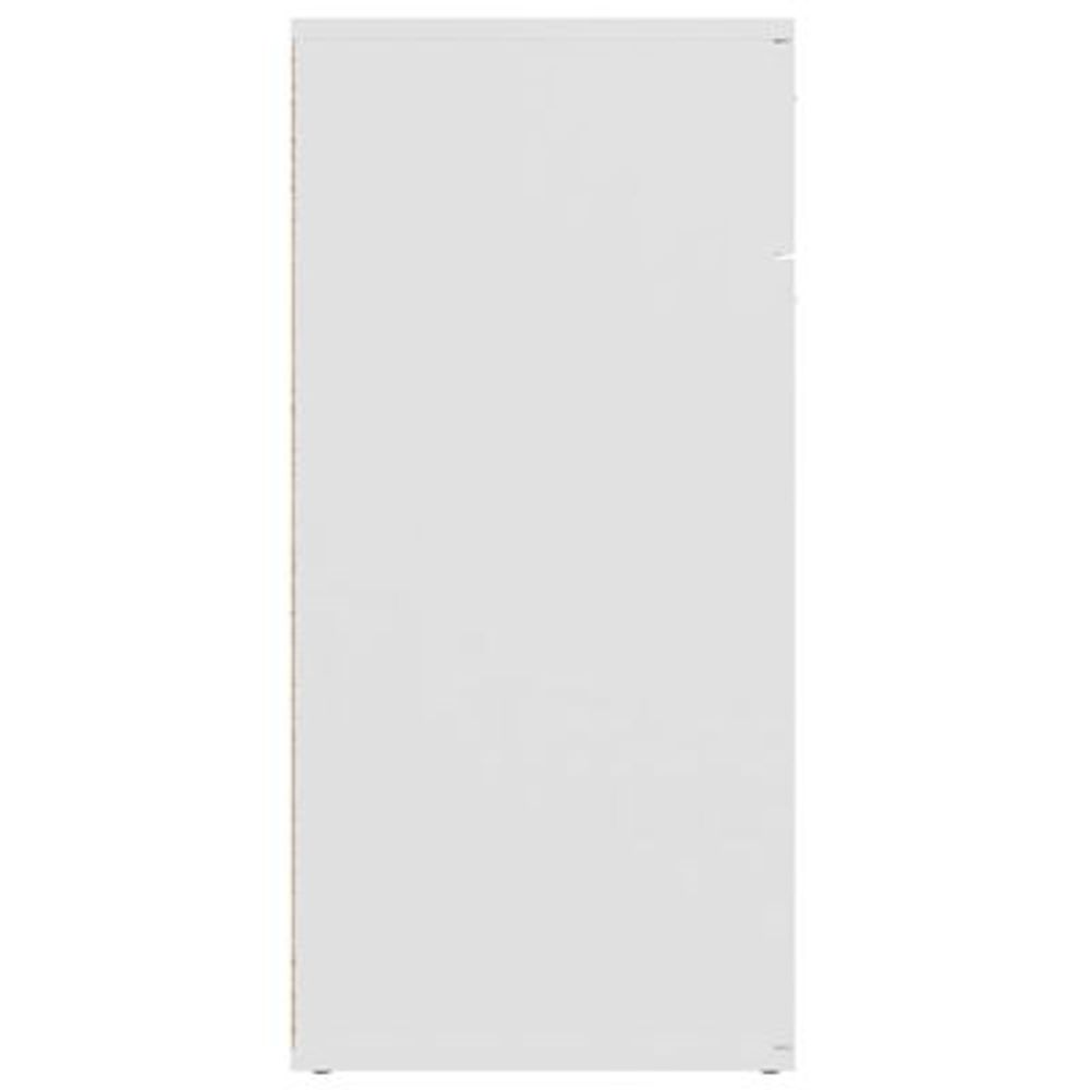 Skjenk hvit 80x36x75 cm sponplate