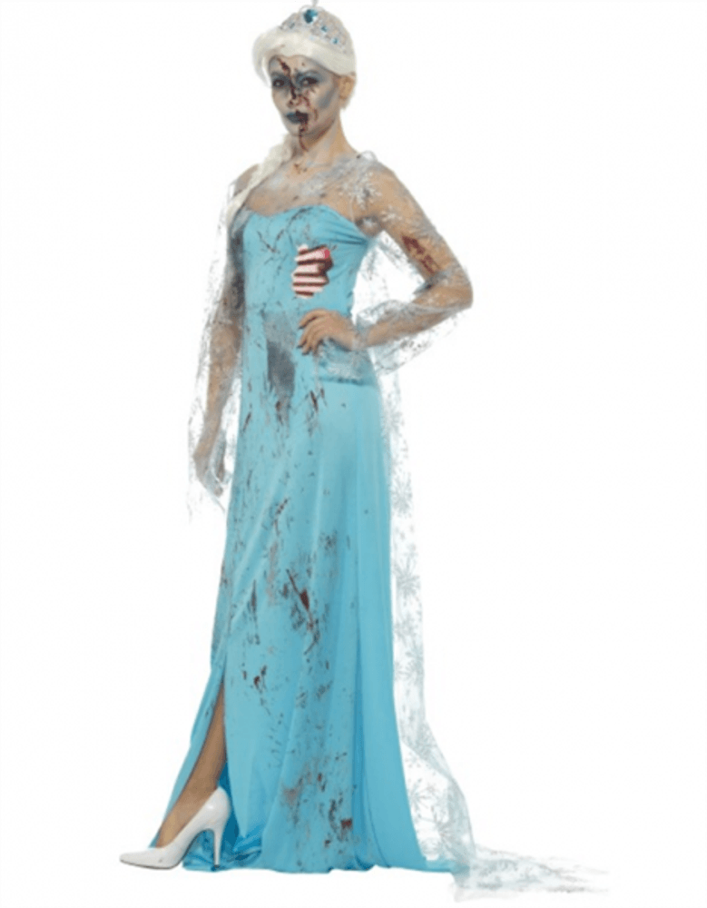 Zombie Frozen Elsa kostyme