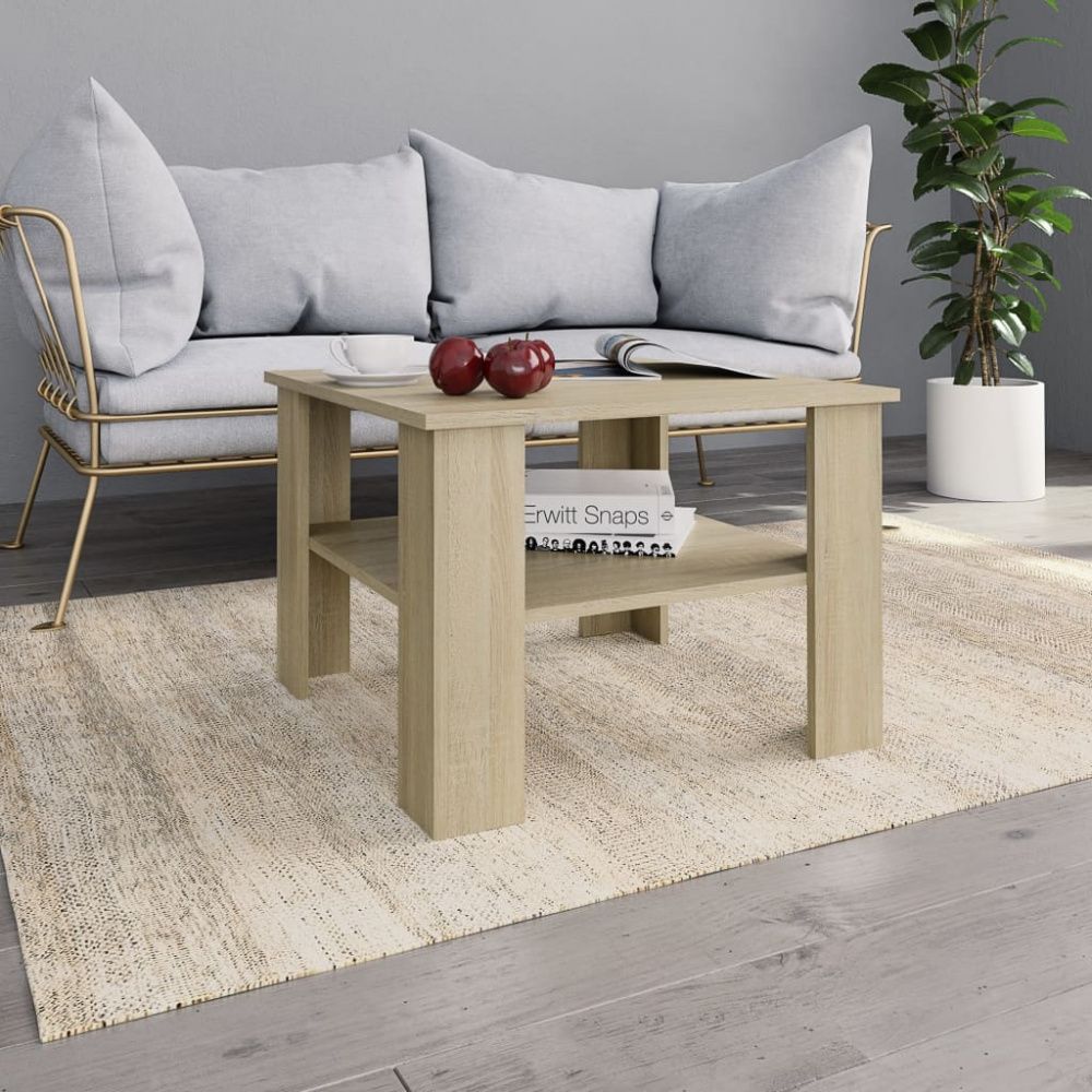 Sidebord 60x60x42 cm - eik