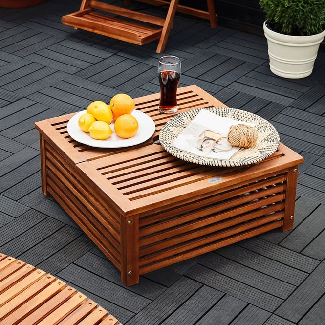 Hovedbilde Parasollbord akasietre - 62x62x26cm