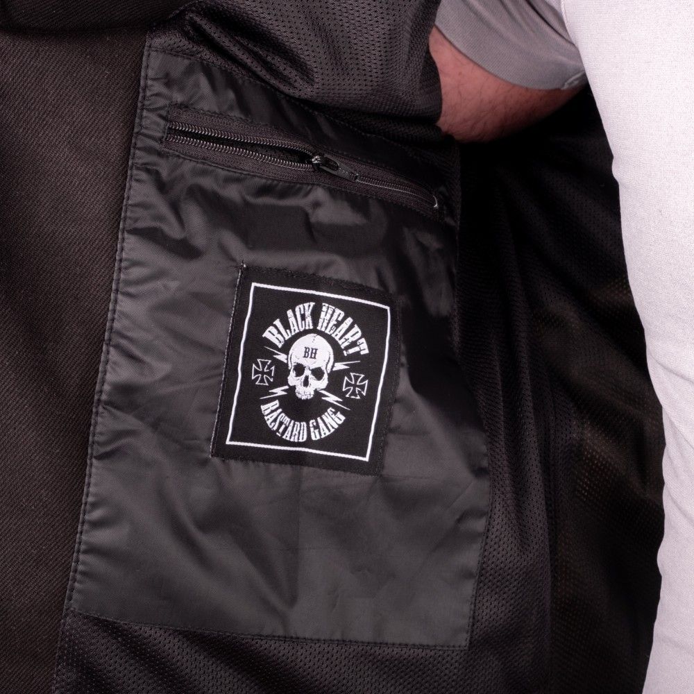 W-TEC Black Heart Ruffster MC-jakk