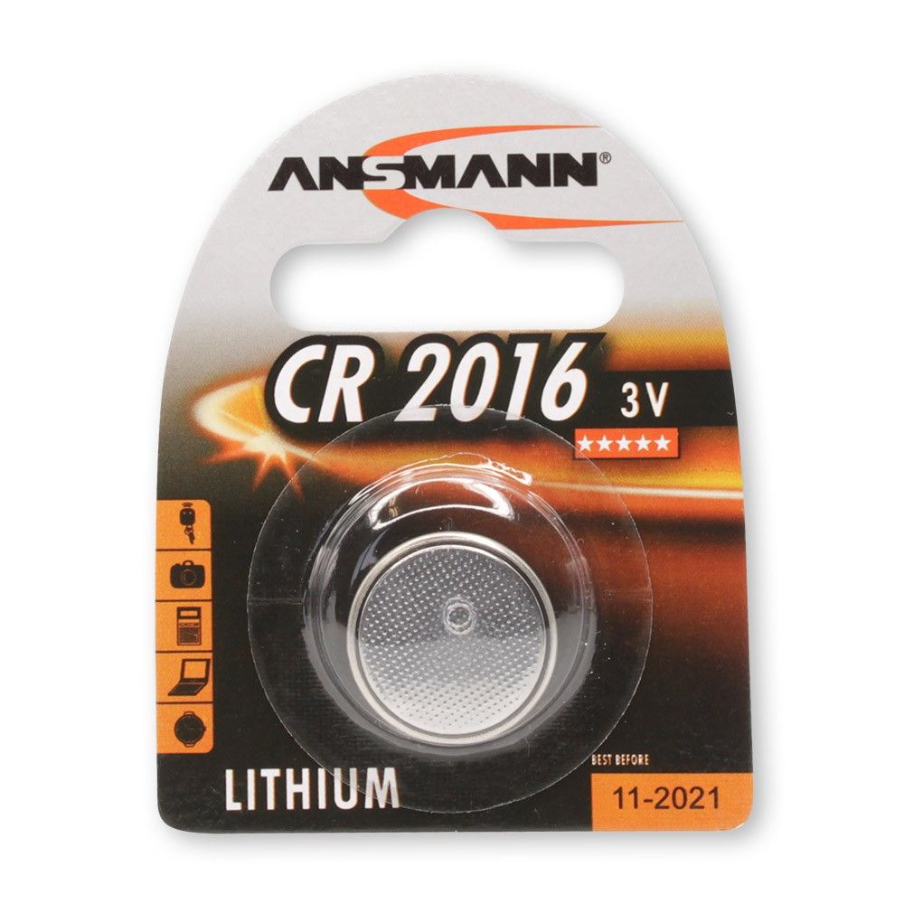 Lithium knappebatteri CR2016