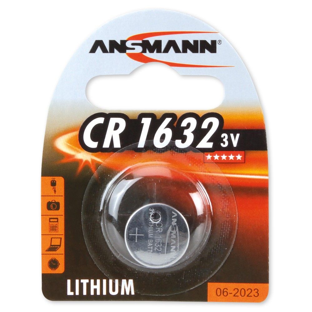 Lithium knappebatteri CR1632