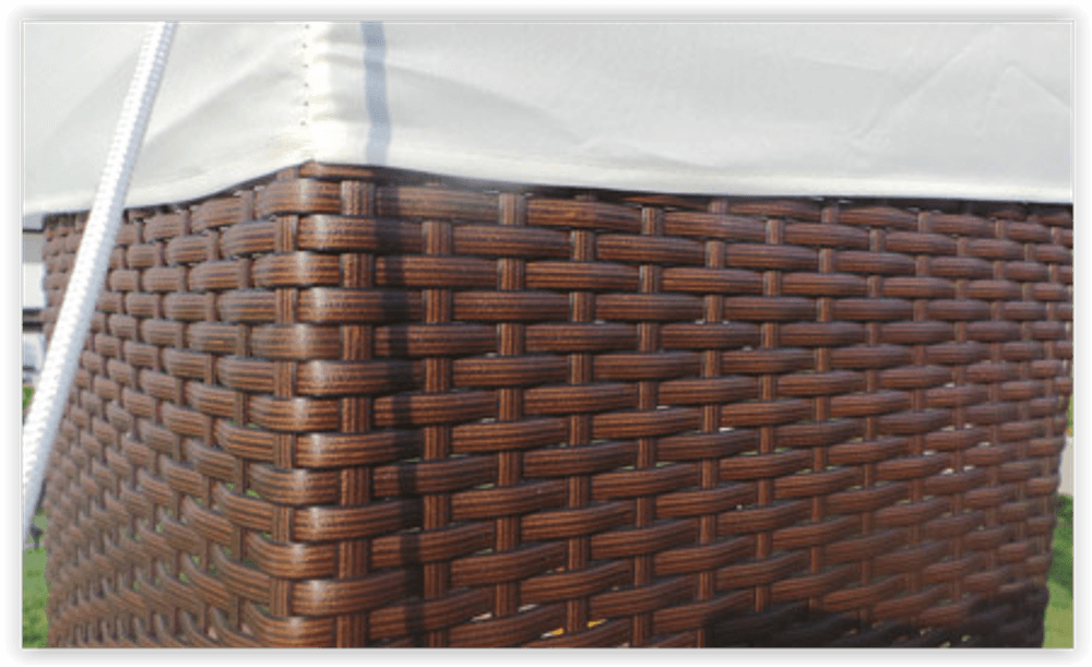 Royal Rotting Paviljong 3x4m - Brun/Creme