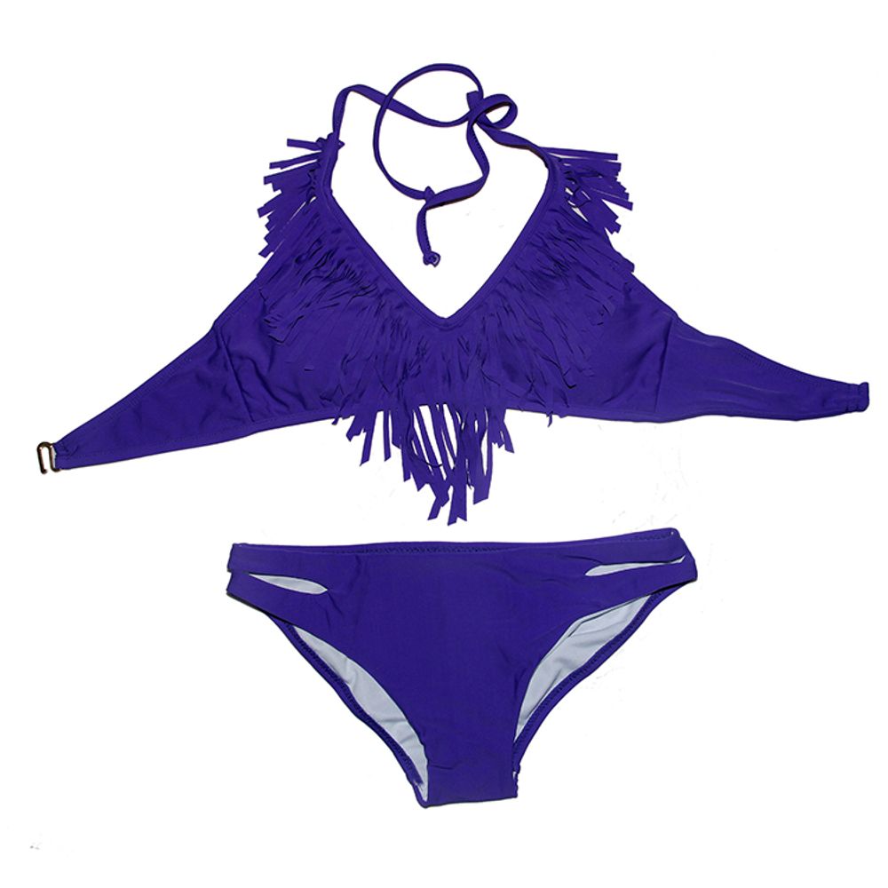 Audrey frynse Bikini - Lilla