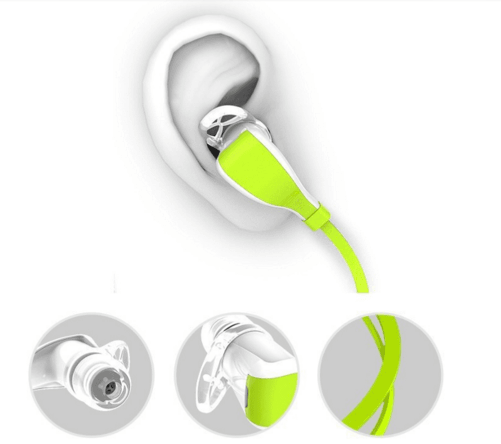 AMINY Trådløs bluetooth Headset - perfekt for løping og trening 