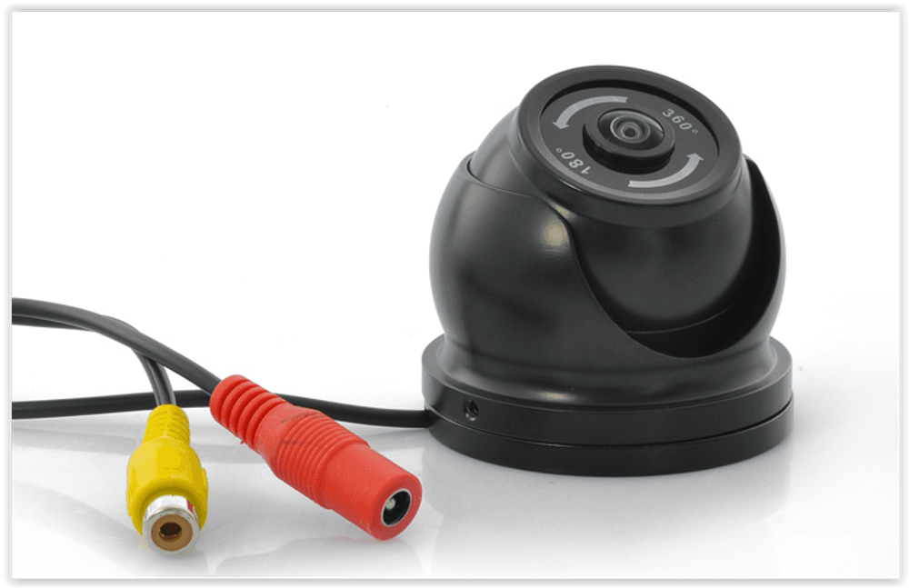 Mini CCTV Dome kamera med 180 graders vidvinkel