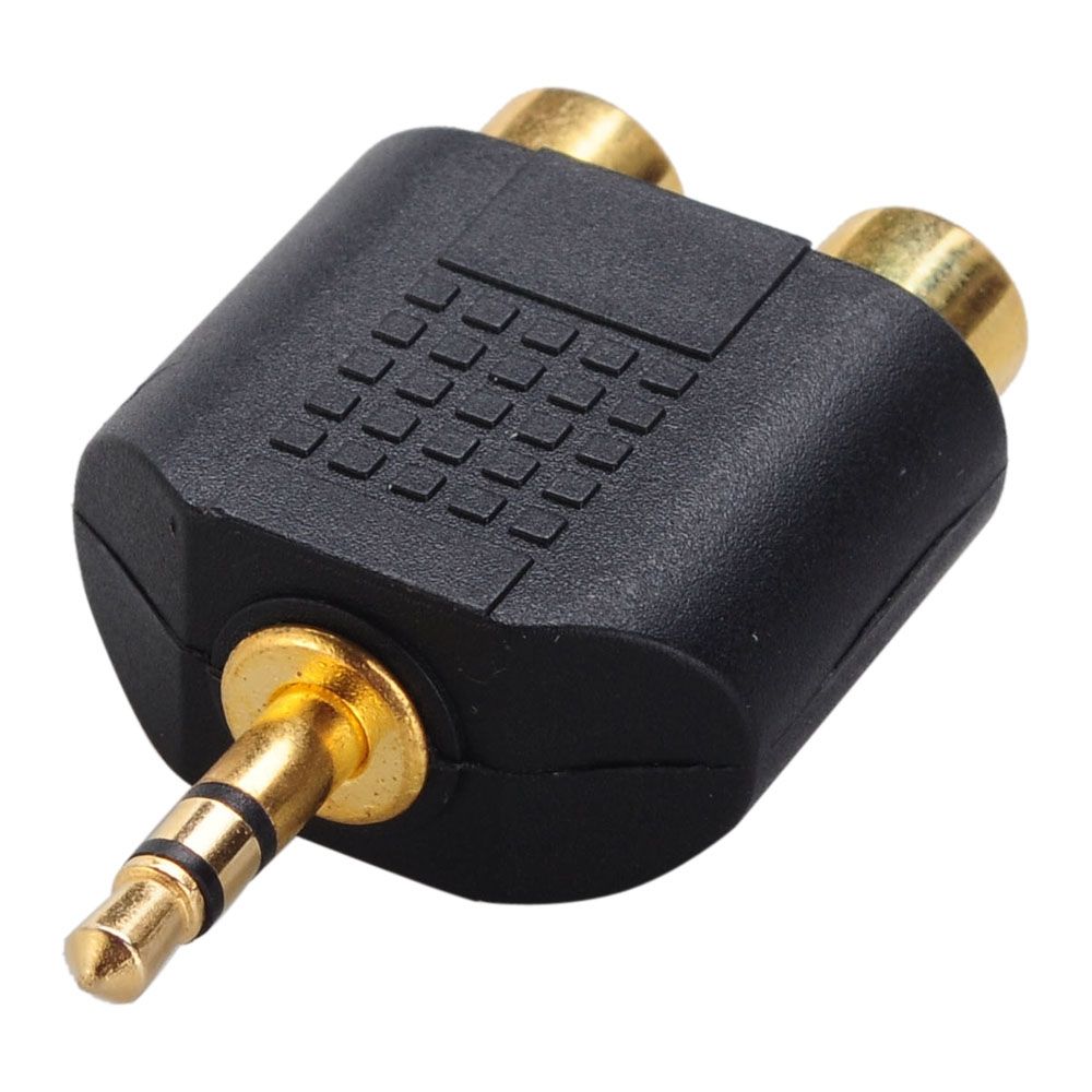 XFU 3.5mm jack til 2*RCA Hunn Audio Video Adapter