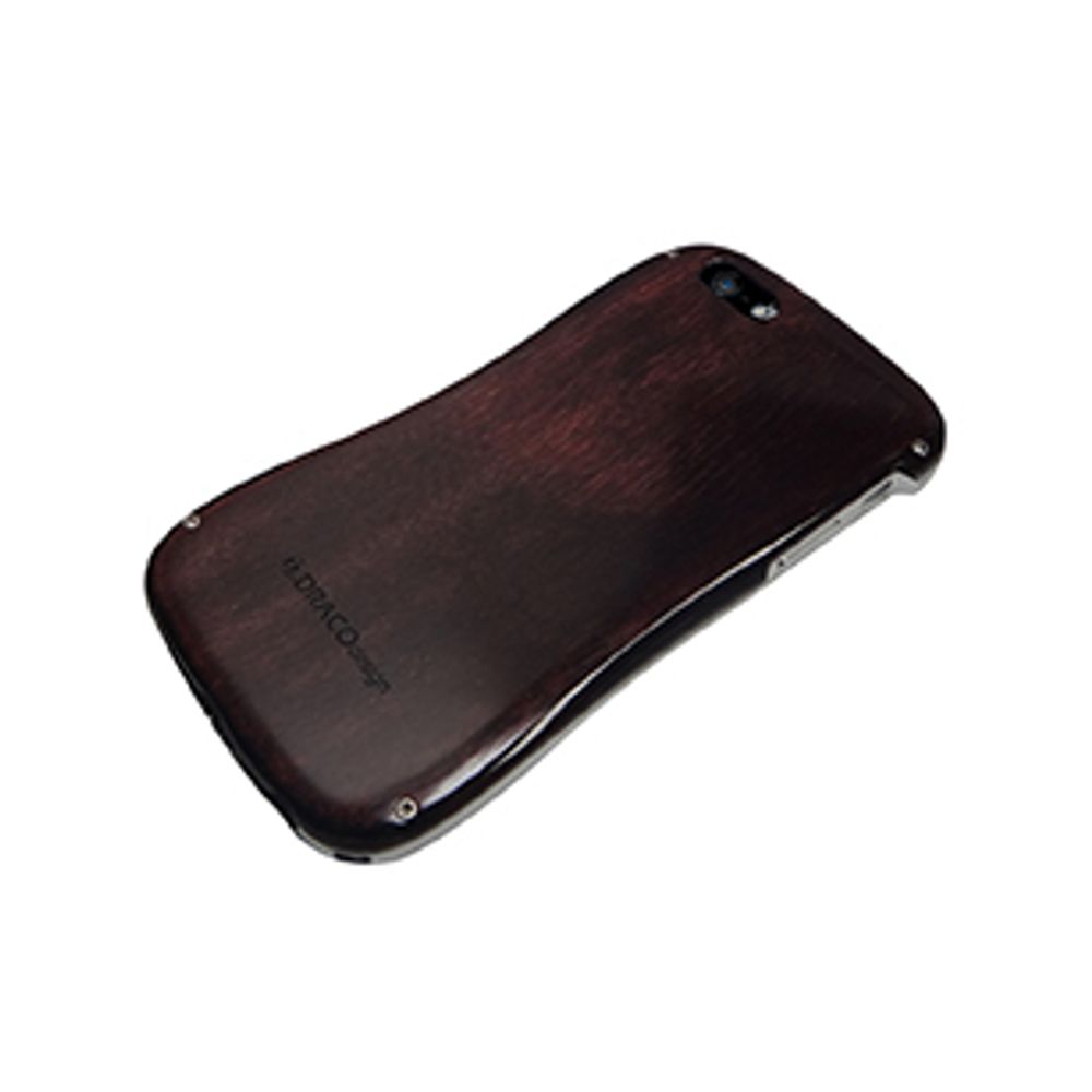 Draco Allure Wood Bumper for Iphone 5/5S – Wood/silver