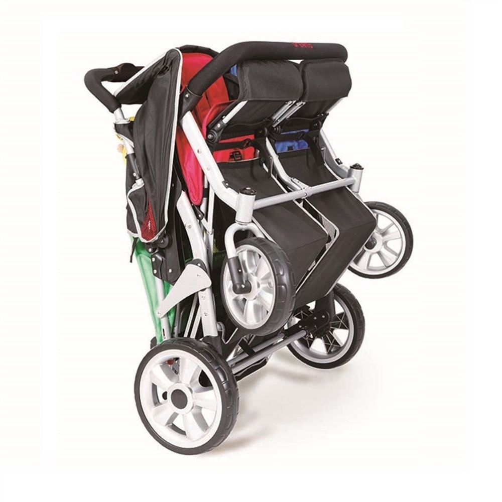 Babytrold Trille Quadro - Sportsvogn for inntil 4 barn