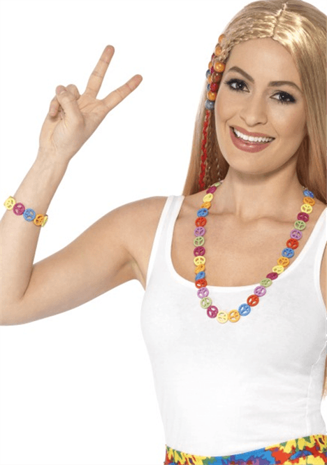 Hovedbilde Hippie Peace tegn sett