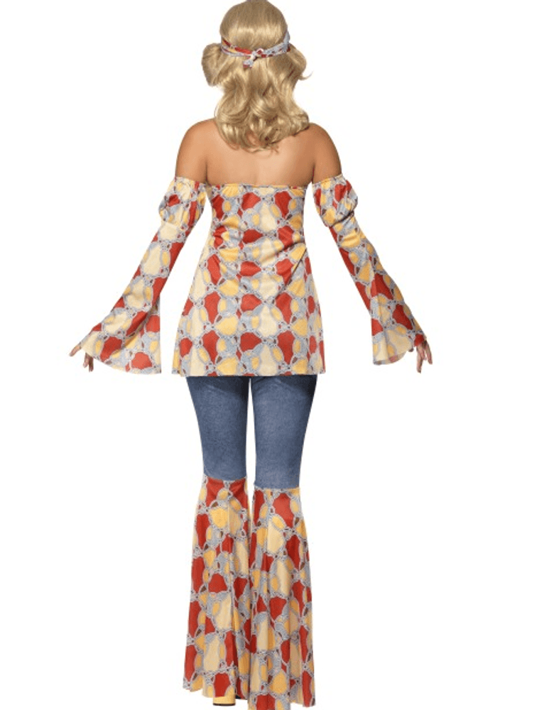 Vintage Hippie 1970'S kostyme 