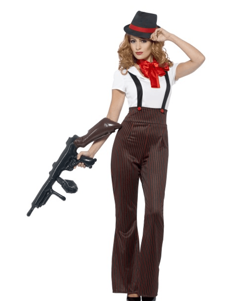 Utstilling - Glam gangster kostyme medium