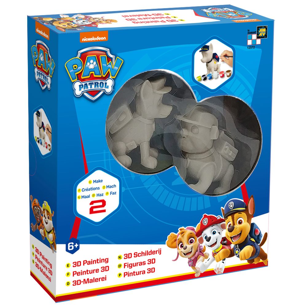 Paw Patrol malingssett med figurer