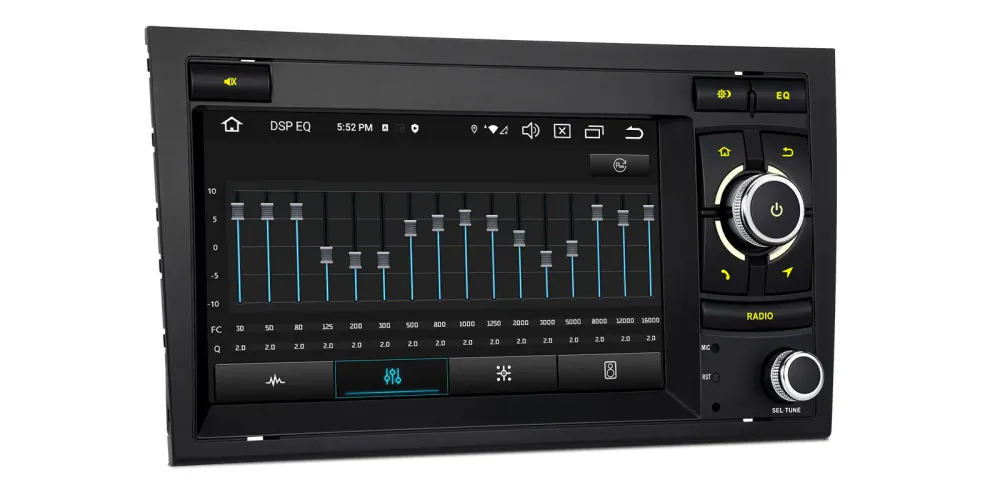 Audi A3-S3-RS3 Android 14 med 4G DAB+ og DSP