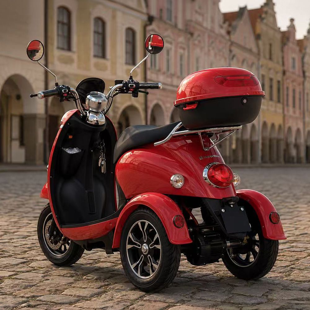 Elektrisk trehjulsscooter Tarra 2 seter inSPORTline - fargevalg