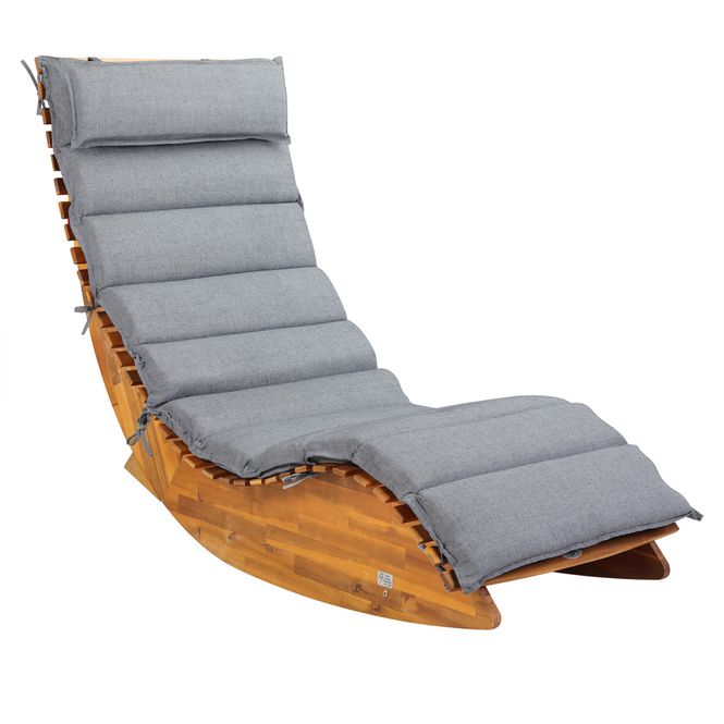 Hovedbilde Pute sauna solseng 177x58x7cm - lynggrå