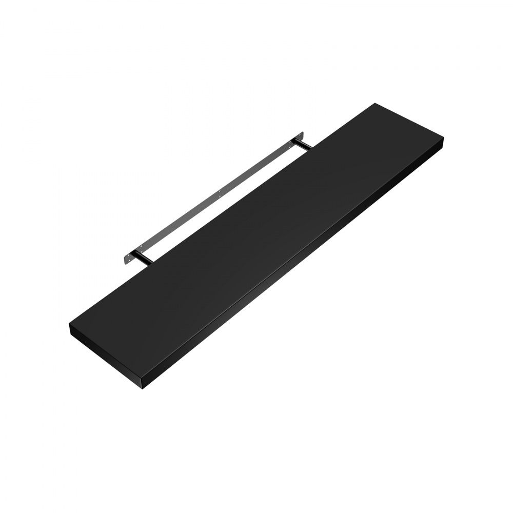 Vegghylle 50 cm - sort