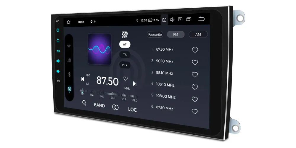 Android 14 bilstereo Porsche Cayenne 2003–2010 9