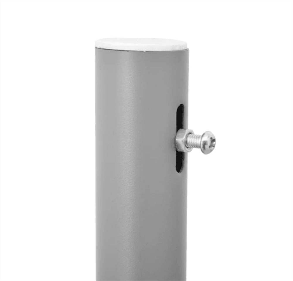 Uttrekkbar sidemarkise 140x600 cm - brun