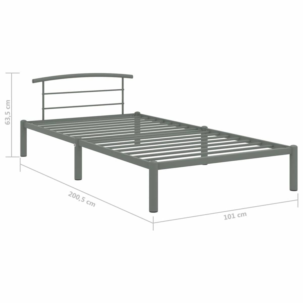 Sengeramme gr metall 90x200 cm