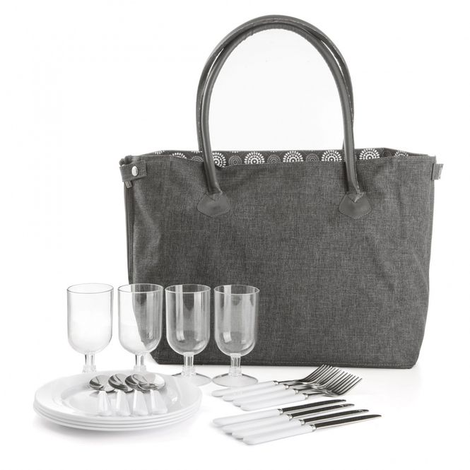 Hovedbilde Piknikbag m/innhold utbrettbar