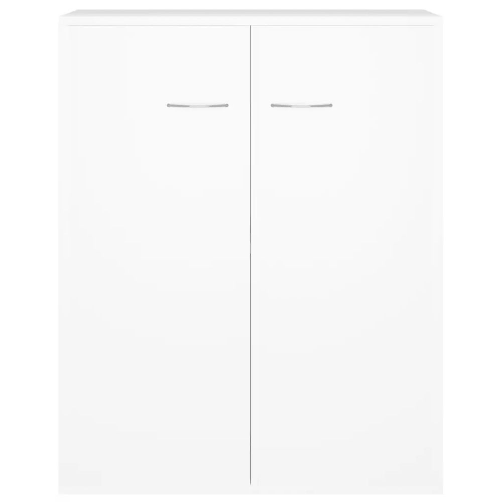 Skjenk hvit 60x30x75 cm sponplate