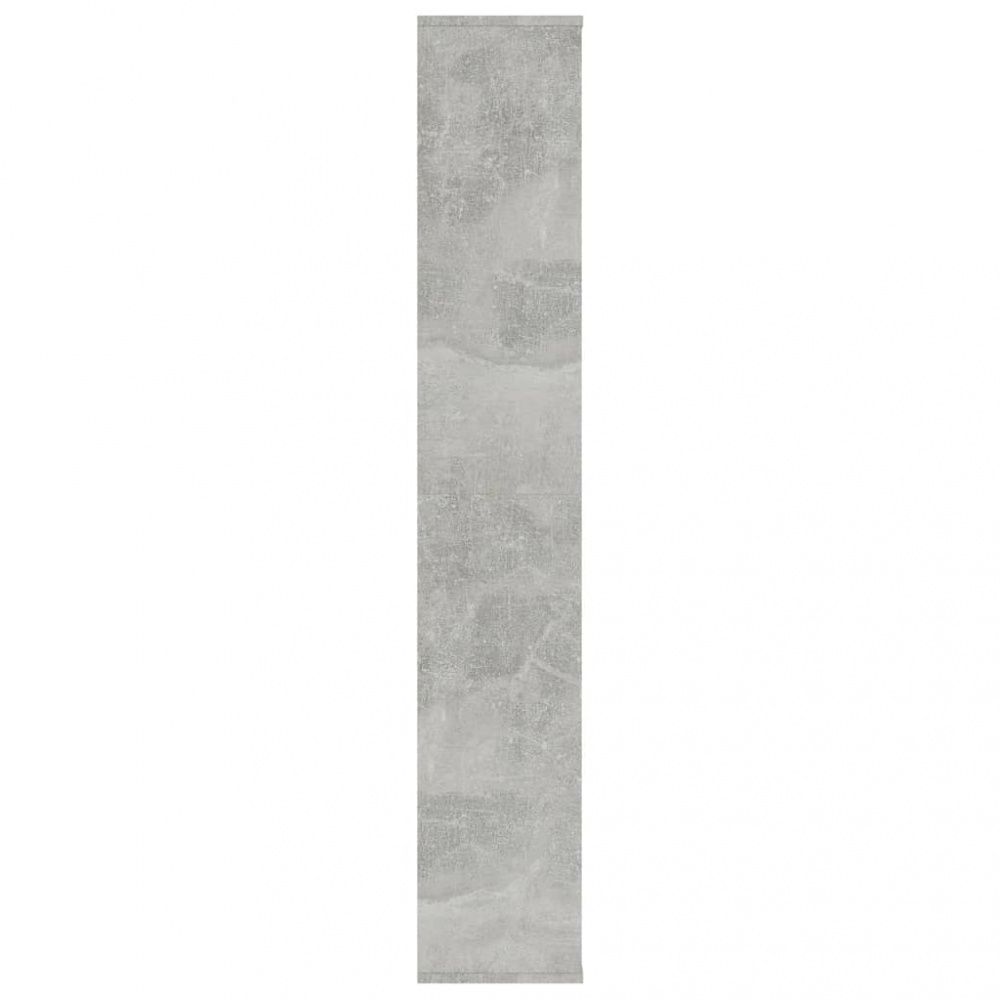 Bokhylle/Romdeler 100x24x140 cm - betonggrå