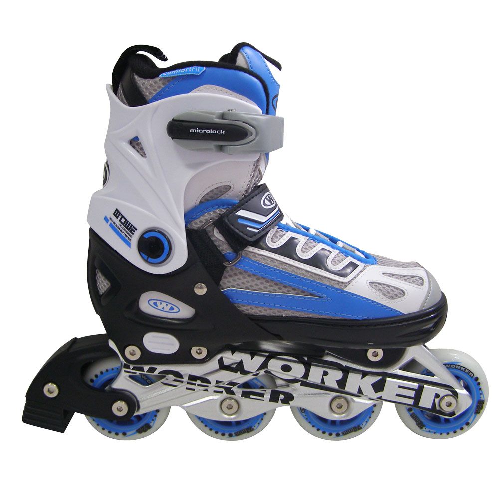 2 i 1 skøyter / rollerblades - Worker Nolan - blå