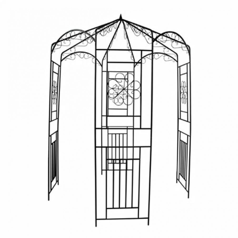Hagebue 250 cm sort