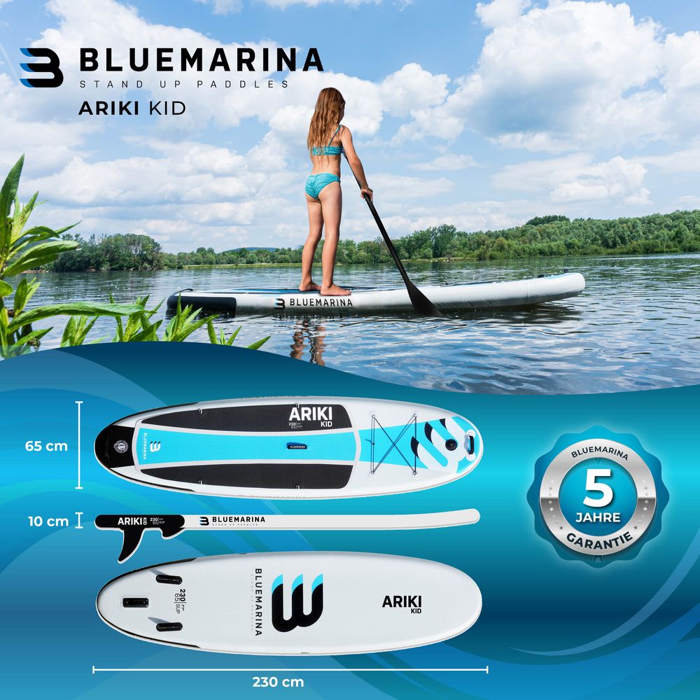 Bluemarina SUP Board Ariki for barn, stand up padle 230x65x10 cm