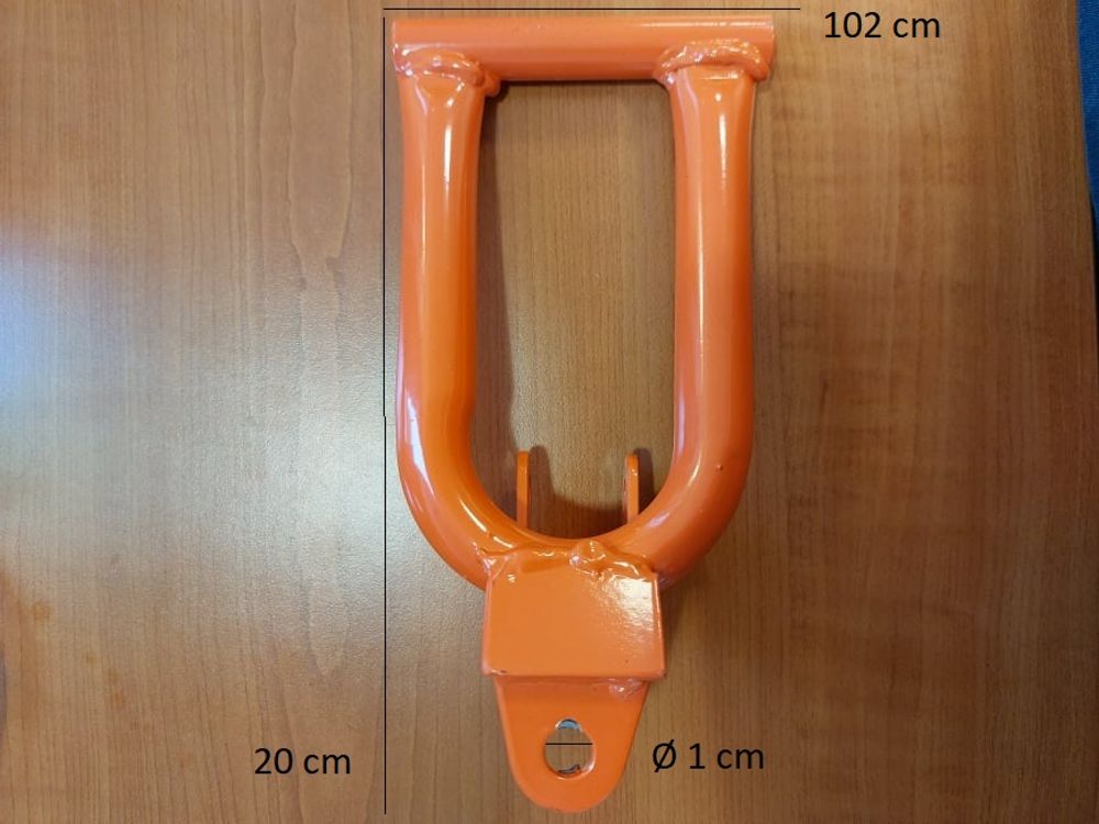 Hjuloppheng Oransje 20cm