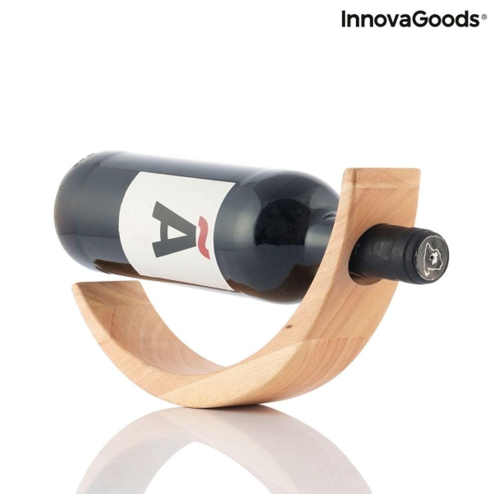 Vinflaskeholder av tre