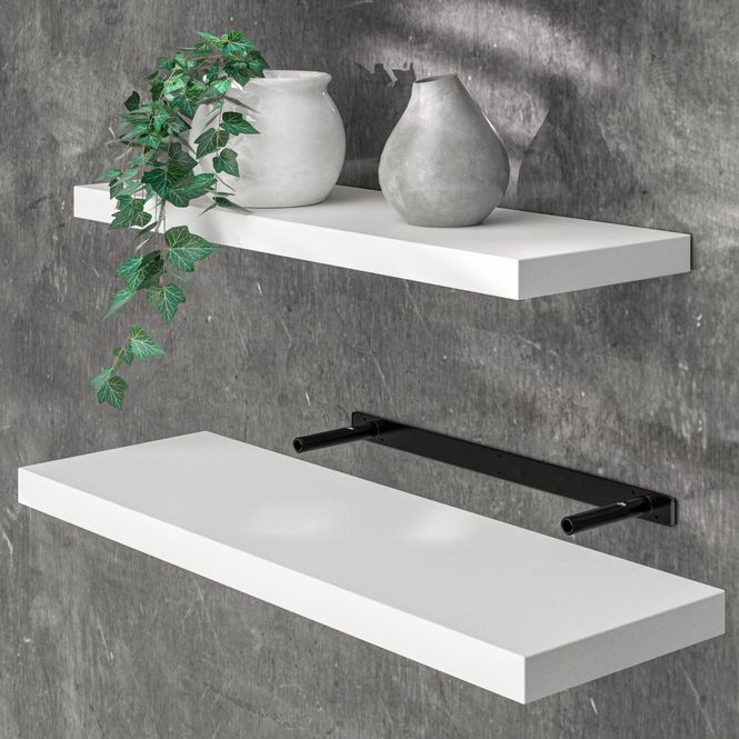 Hovedbilde Vegghylle 70 cm - hvit