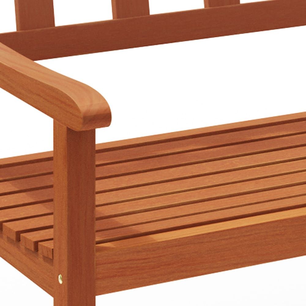 Kensington hagebenk 2-seter 120 cm brun akasietre