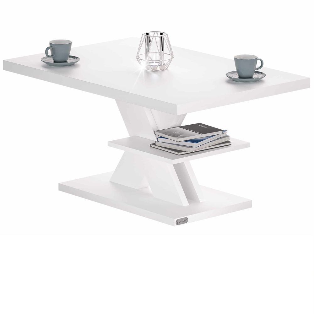 Salongbord Detroit 90x60x45cm - hvit