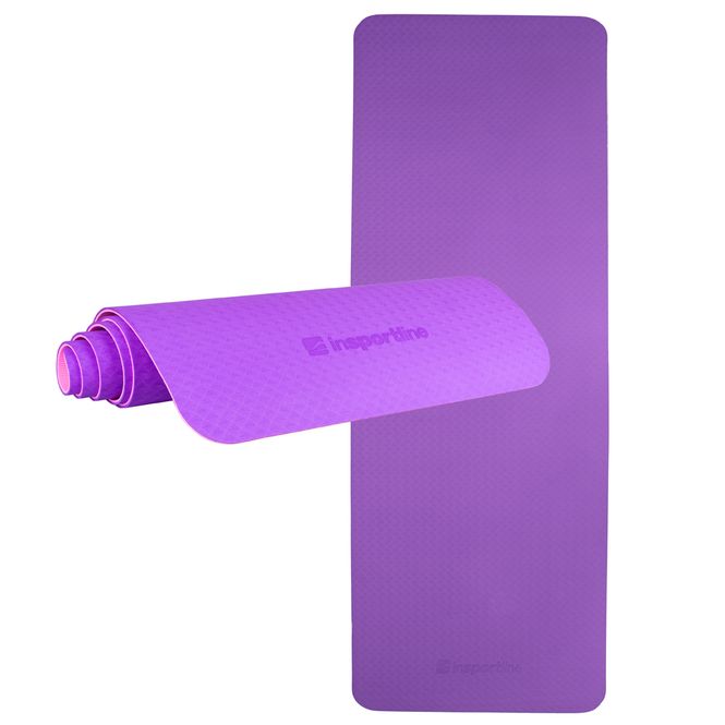 Hovedbilde Treningsmatte Doble 6mm - lilla/rosa