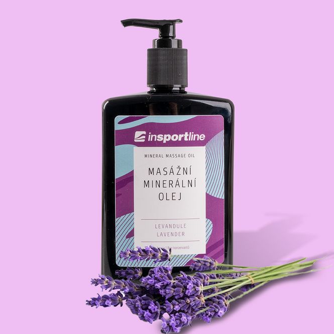 Hovedbilde Mineralolje til massasje 500 ml - lavendel