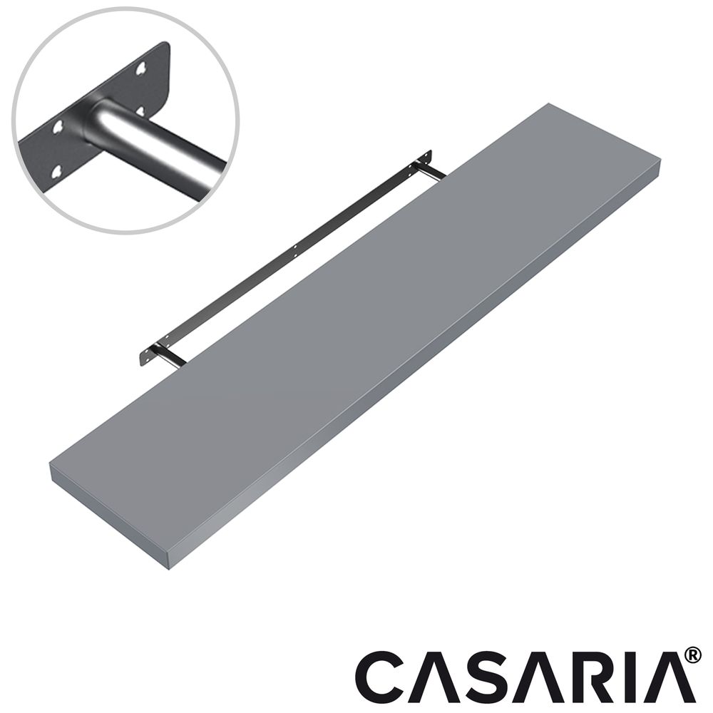 B-Vare - Vegghylle grå - 70 cm