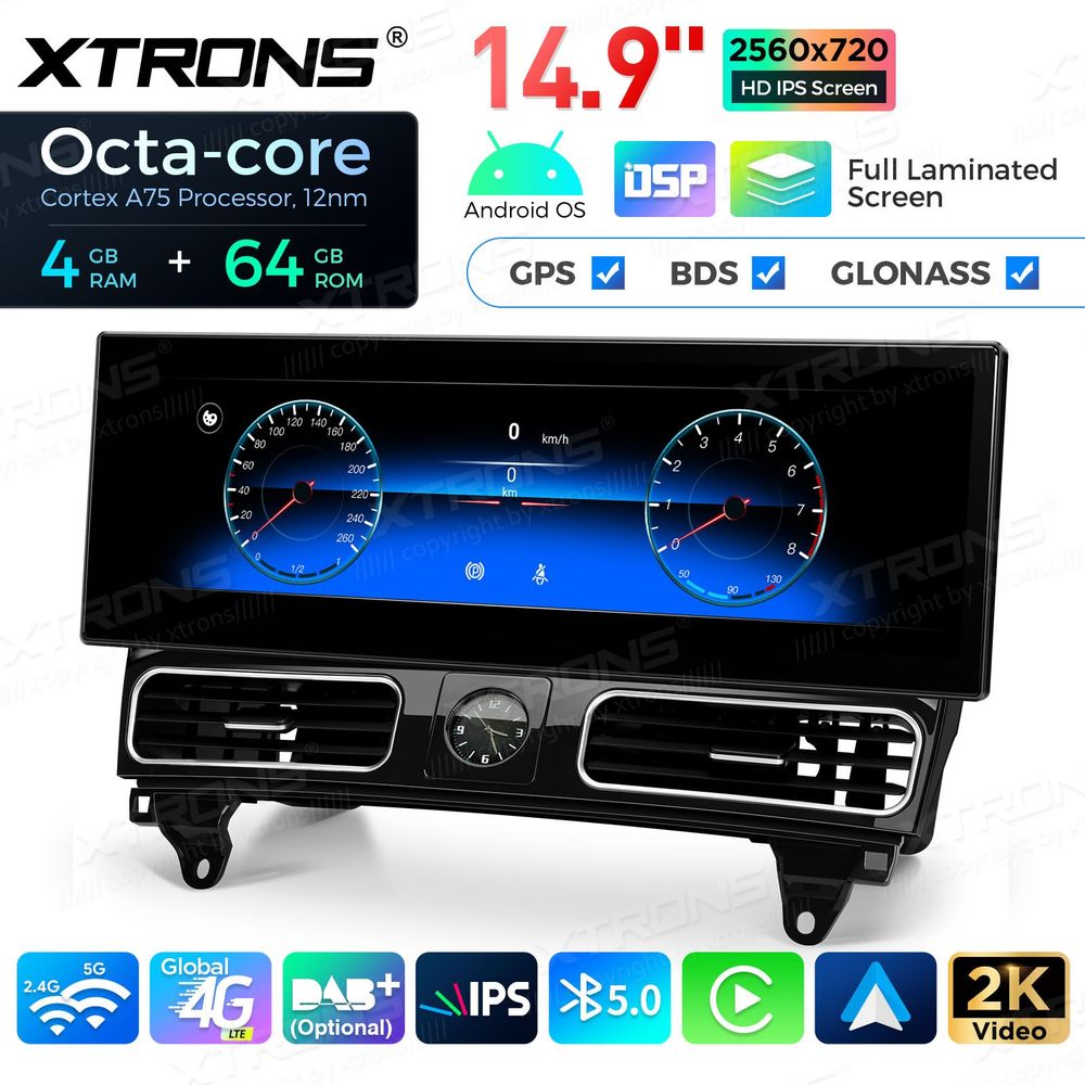 Mercedes-Benz W166 - X166 Android DAB+ Stereo | 14.9