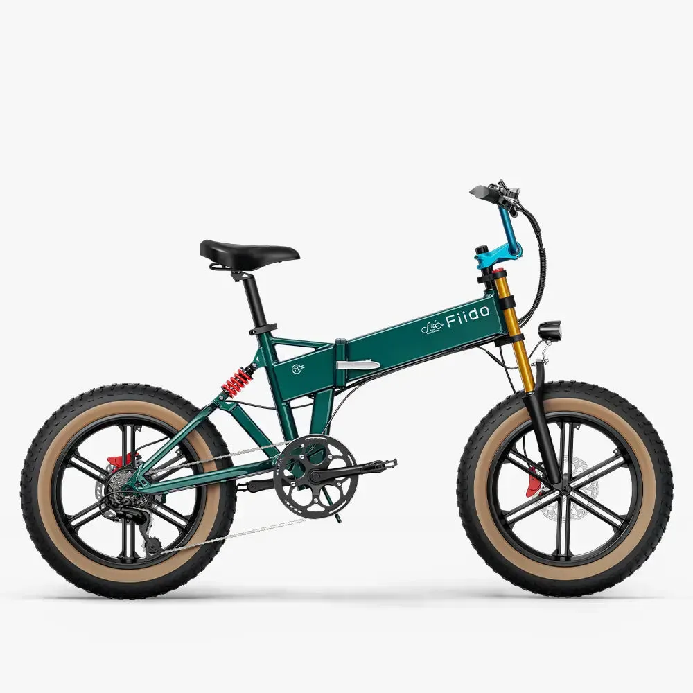 DEMO - Fiido M1 Pro - Fulldempet sammenleggbar el-fatbike