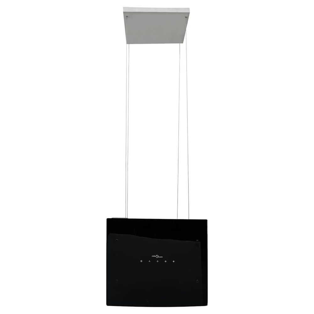 Fritthengende kjøkkenvifte LCD-herdet glass - 38 cm
