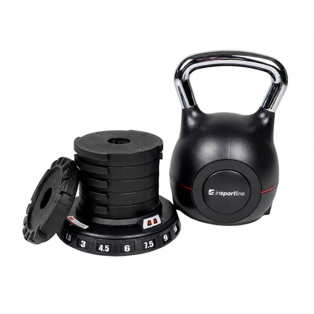 Justerbar kettlebell inSPORTline Xtrabell - 1,5-10 kg