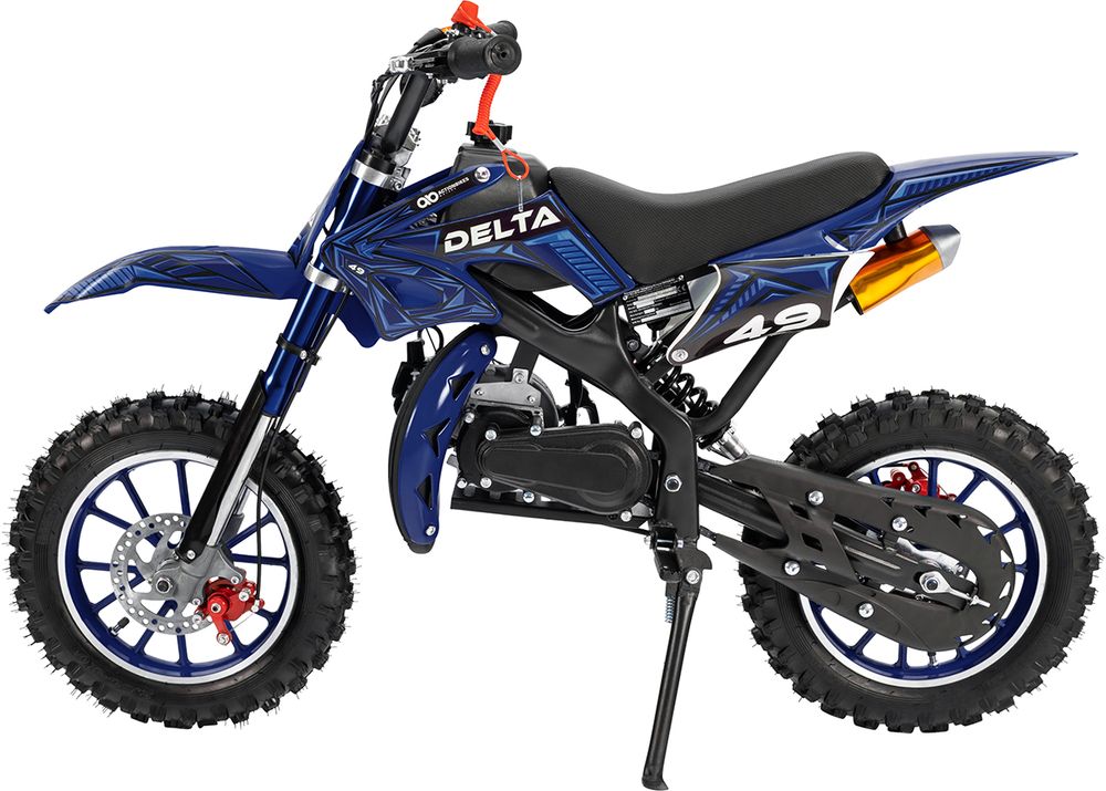 Mini Crossbike Delta 49 cc 2-takt - blå