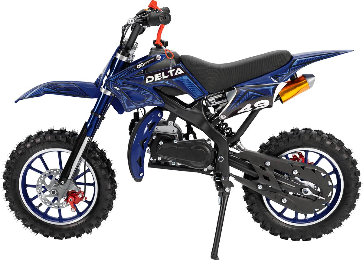 Mini Crossbike Delta 49 cc 2-takt - blå