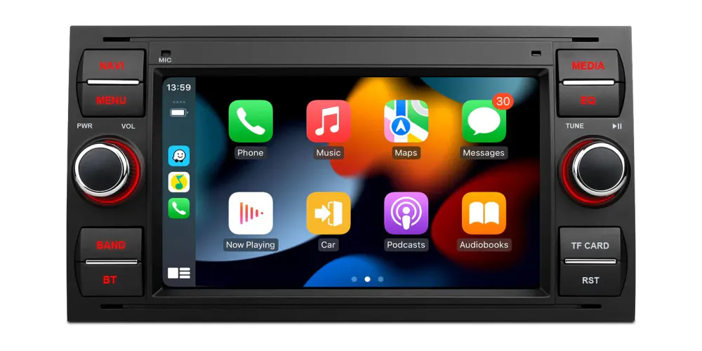 Android 14 Bilstereo med 4G, CarPlay og DSP for Ford