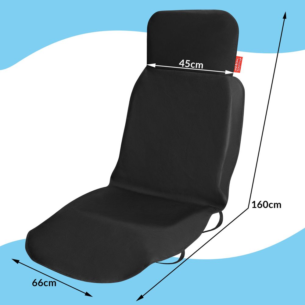 Bilsetetrekk 160x66cm forsete - sort