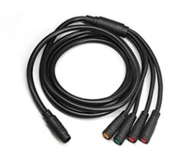 Hovedbilde Elsykkel kabel 1T4-rød - 1,5m