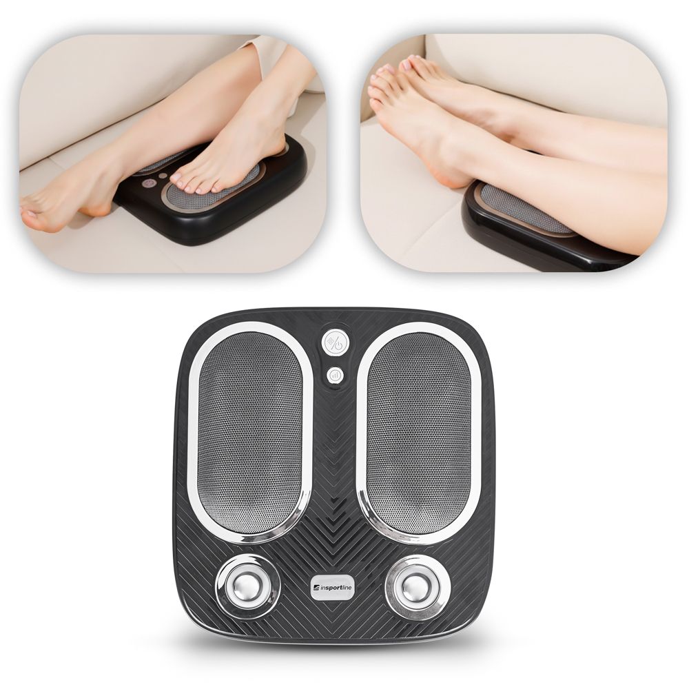 Fotmassasjeapparat - Shiatsu, varme og vibrasjon - inSPORTline Vintari