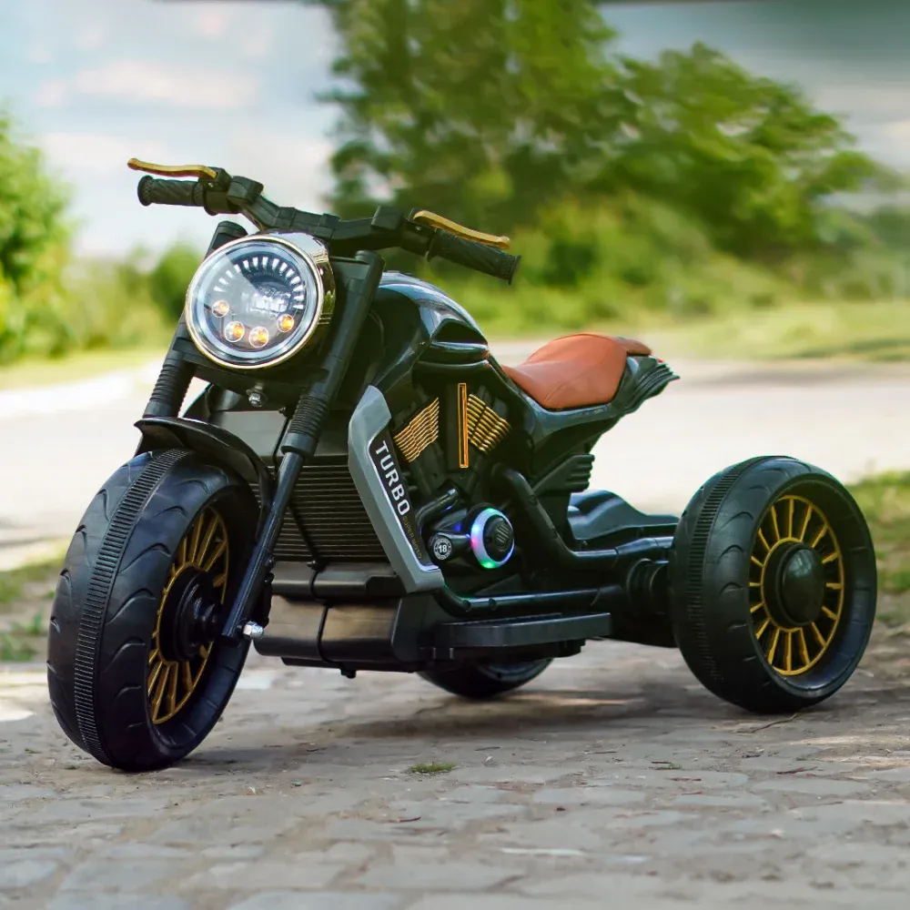 SuperMoto elektrisk motorsykkel for barn – 70W, 12V, Bluetooth